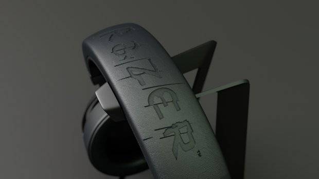 Auscultadores Razer Kraken v2 royalty-free 3d model - Preview no. 3