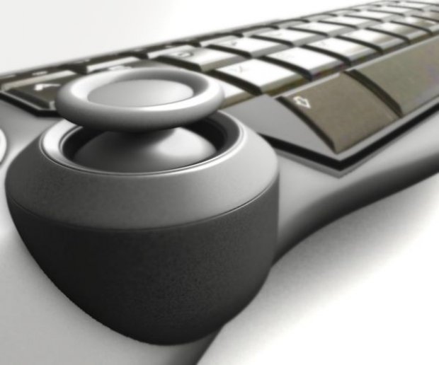 Controller Pad Keyboard Hybrid Free 3D Model . Free3D