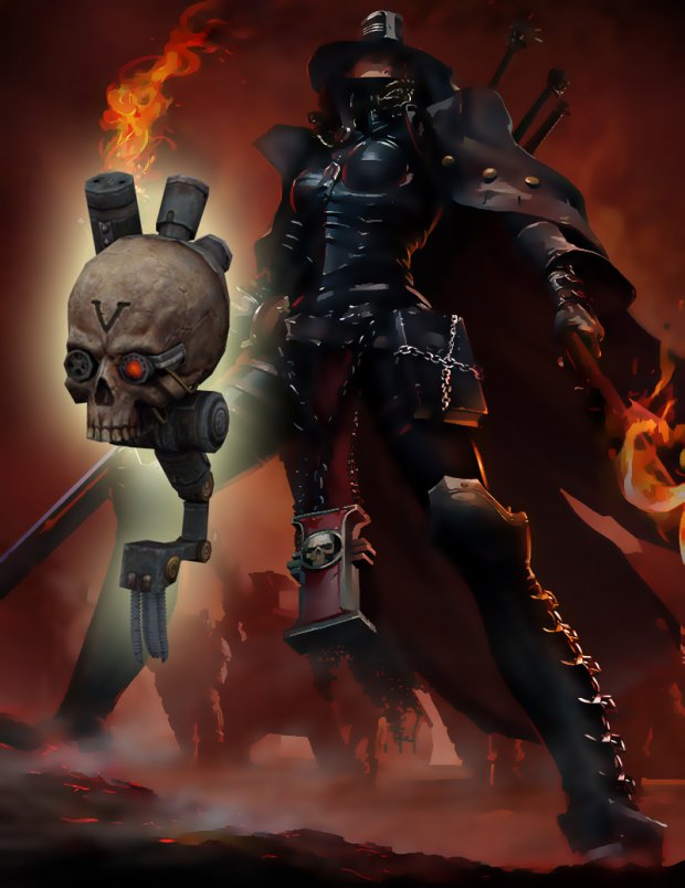 Servo skull inquisition warhammer Free 3D Model .obj .poser Free3D