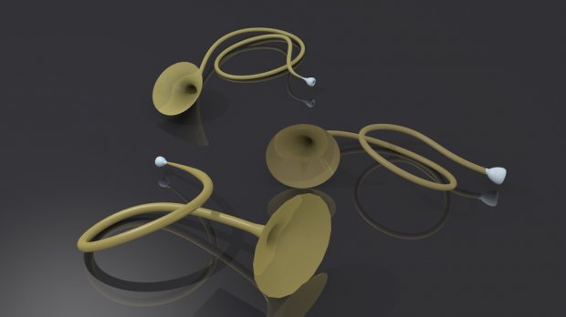 3 horns Free 3D Model - .blend - Free3D