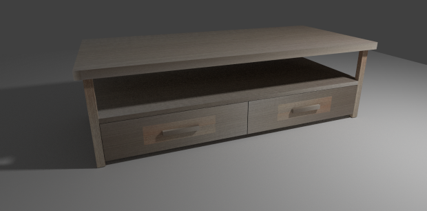Table basse royalty-free 3d model - Preview no. 2