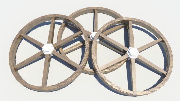 A simple Whell Free 3D Model - .obj .mb .fbx - Free3D