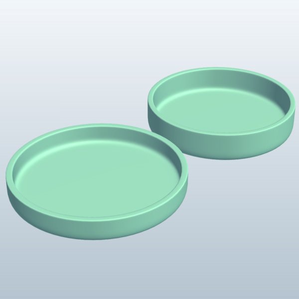 Petri Dish v1 Free 3D Model .obj .stl Free3D