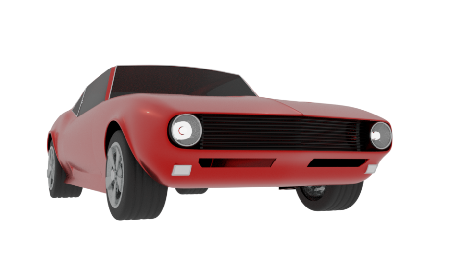 Chevrolet Camaro SS Coupe royalty-free 3d model - Preview no. 1
