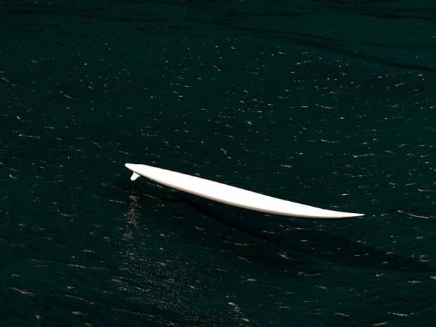 SurfBoard royalty-free 3d model - Preview no. 3