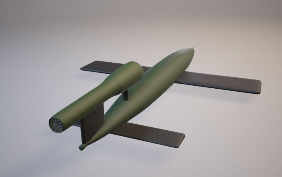 V1 Rocket Free 3D Model .obj .max Free3D