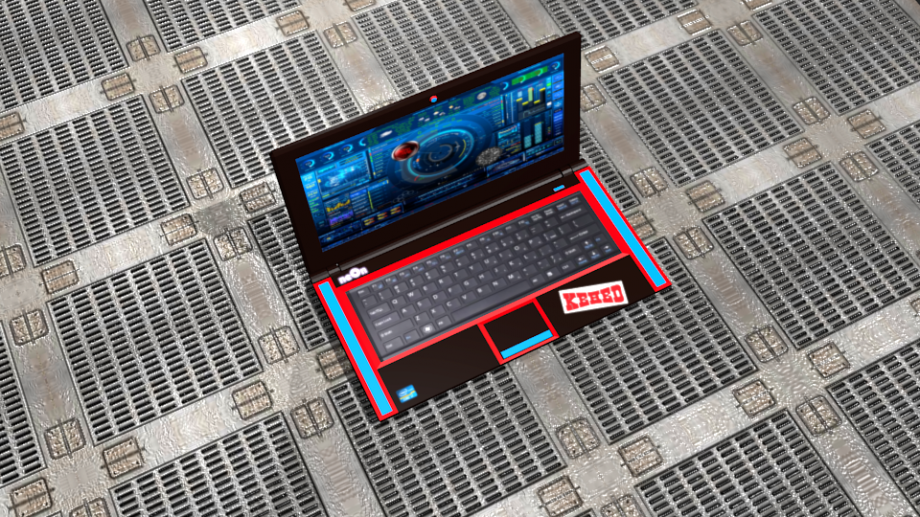 Note Book Computer Black Jack Low Poly Free 3D Model - .blend .fbx .obj ...