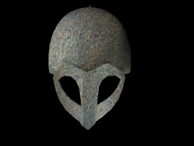 Viking Helmet royalty-free 3d model - Preview no. 2