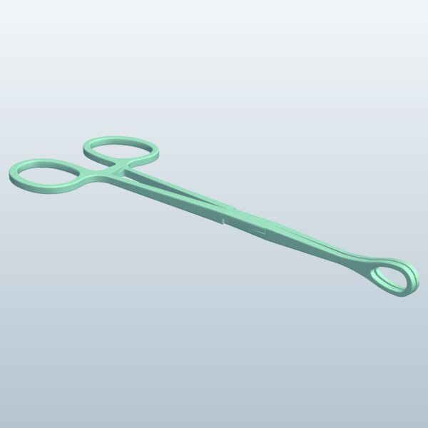 Sponge forceps v1 Free 3D Model .obj .stl Free3D