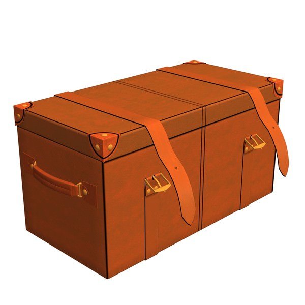 Luggage v1 Free 3D Model .obj .stl Free3D