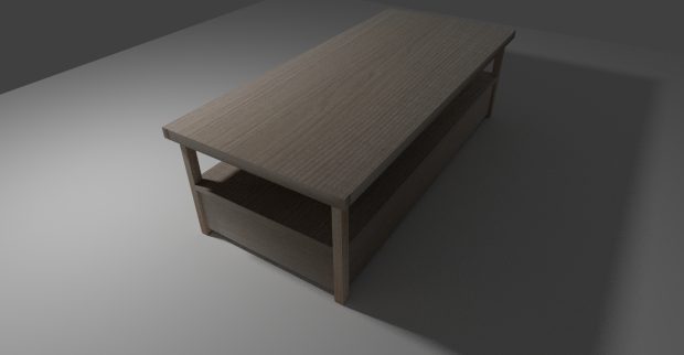 Table basse royalty-free 3d model - Preview no. 3