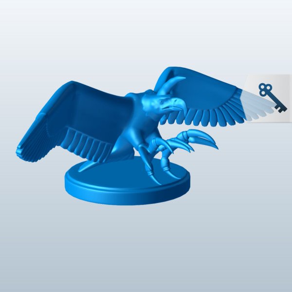 Creature Bird with Large Talons v3 Free 3D Model - .obj .stl - Free3D