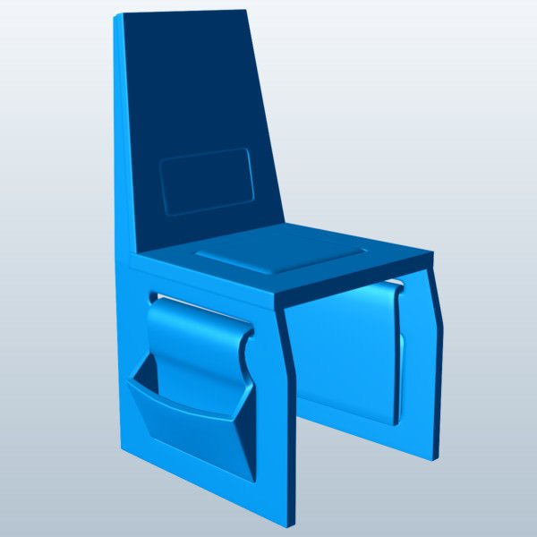 Saddle Bag Chair V1 Free 3D Model .obj .stl Free3D