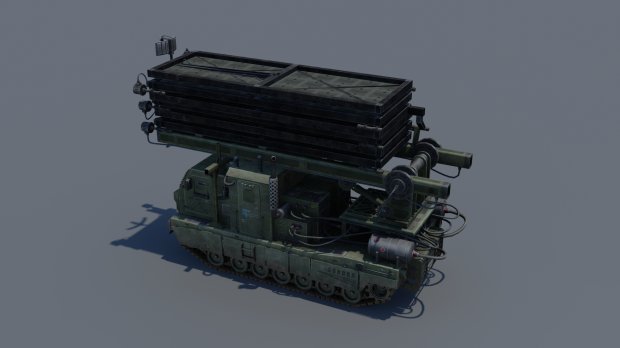 HAARP mobile (Climatic weapon) royalty-free 3d model - Preview no. 2