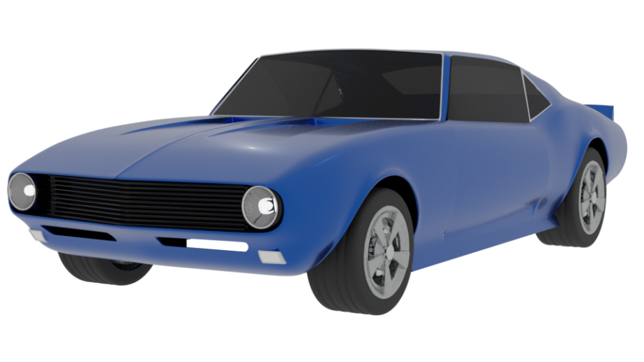 Chevrolet Camaro SS Coupe royalty-free 3d model - Preview no. 6