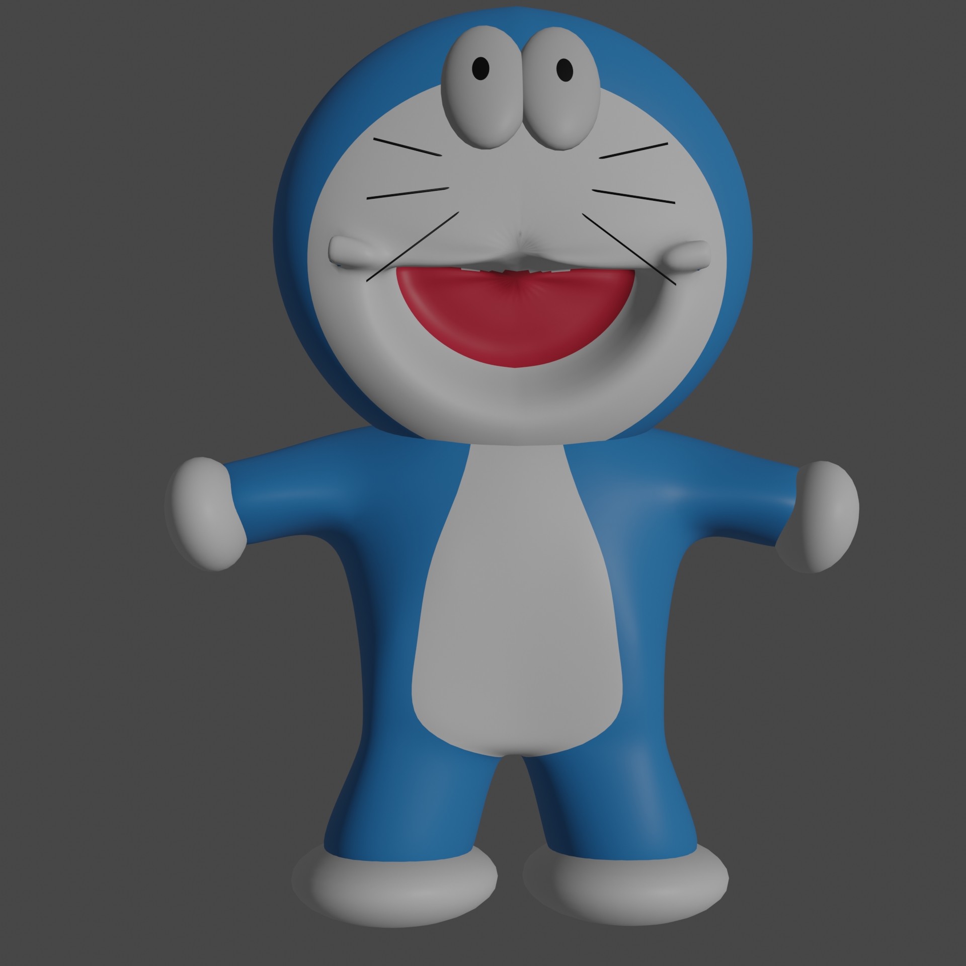 Doraemon Free 3D Model .blend Free3D