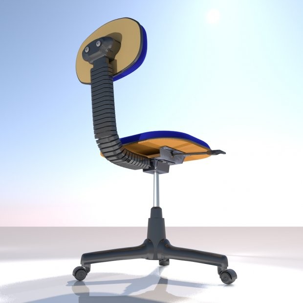 Office Chair Model Free 3D Model .3ds .obj .c4d .fbx Free3D