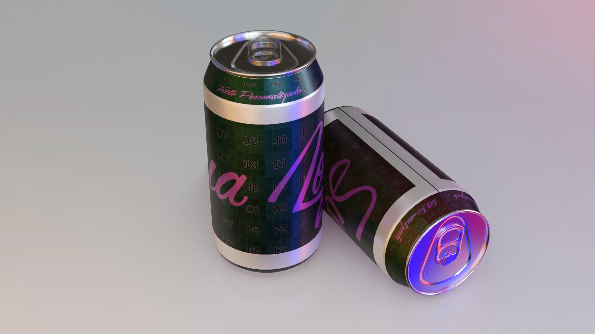 Soda can Blender Free 3D Model .blend Free3D