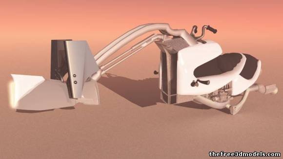 Star Wars SWOOP Free 3D Model - .3ds .obj .sldprt - Free3D