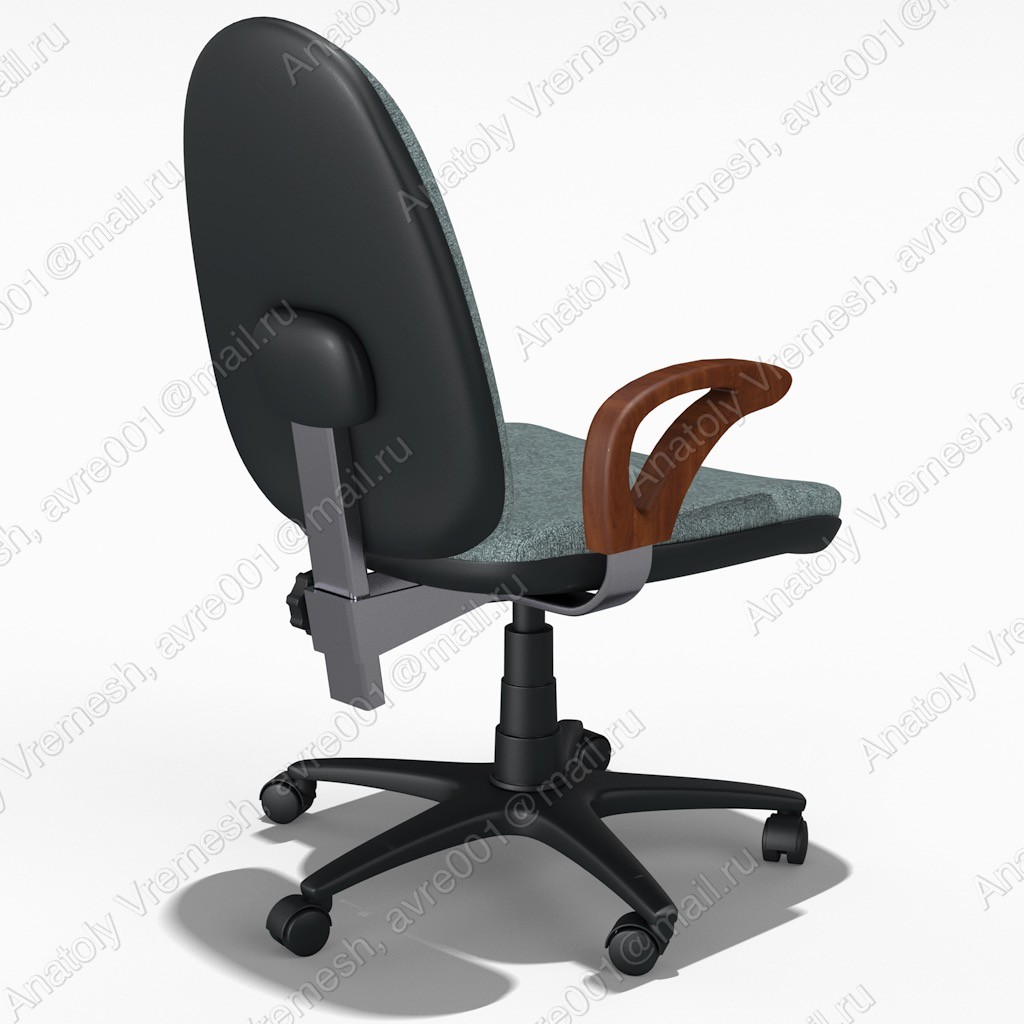 Office chair Free 3D Model .c4d .3ds .fbx .obj Free3D