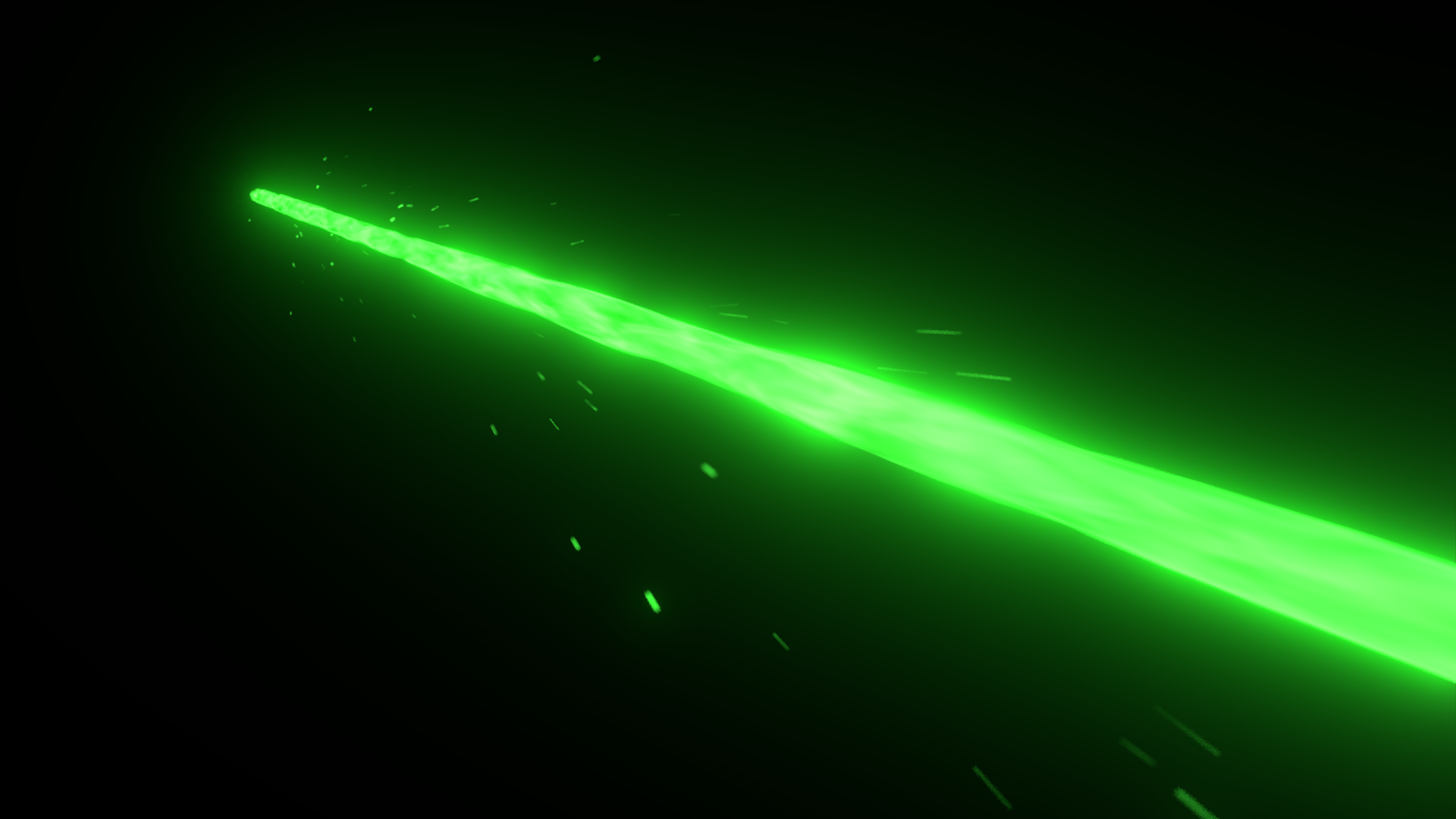 Laser Beam Free 3D Model .blend Free3D