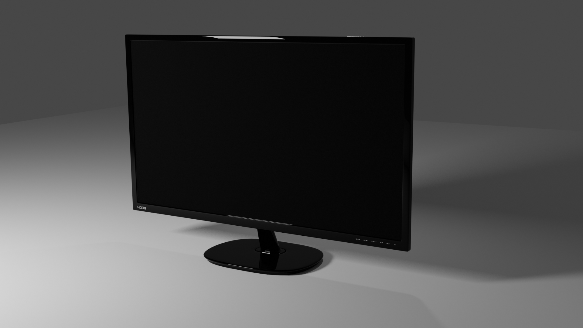 Simple Monitor Free 3D Model - .blend - Free3D