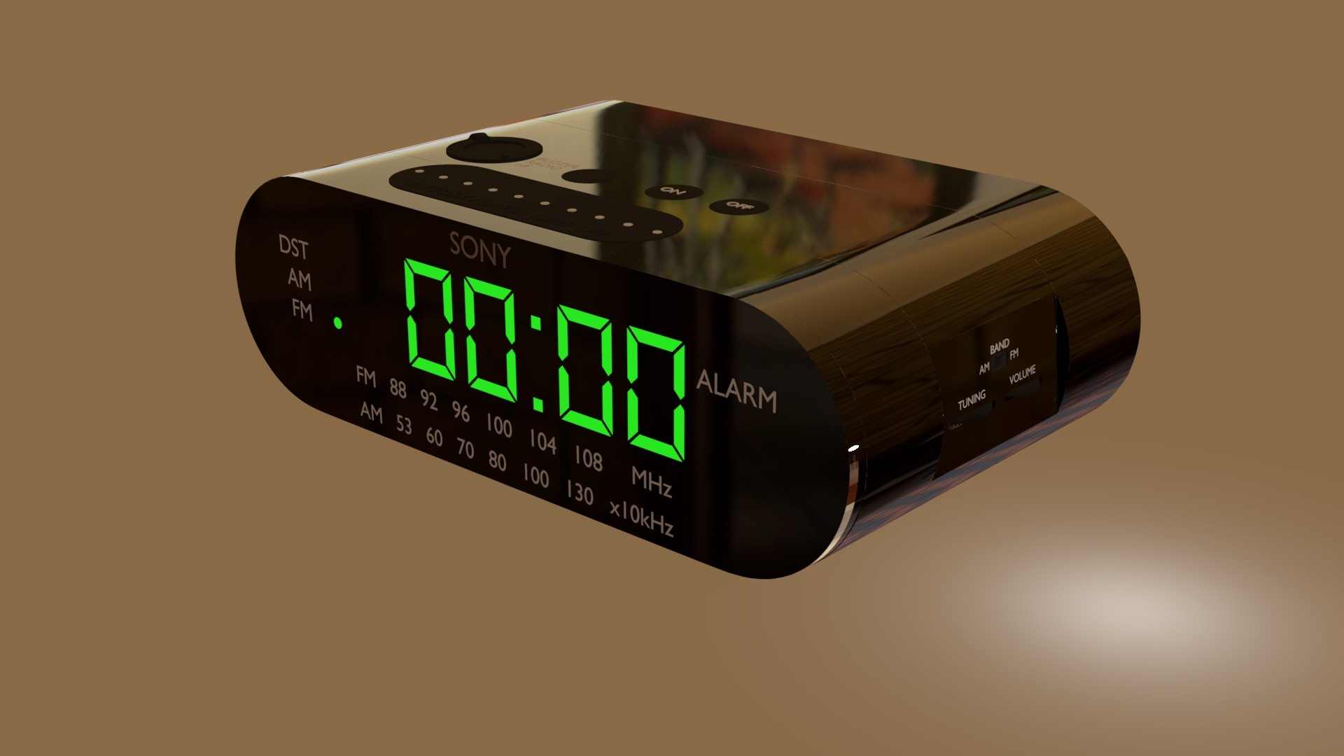 Digital Clock Free 3D Model - .blend .obj - Free3D