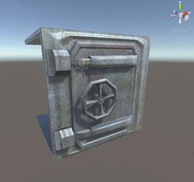 Massive Door Animation Free 3D Model .3ds .obj .dae .blend .fbx .bvh