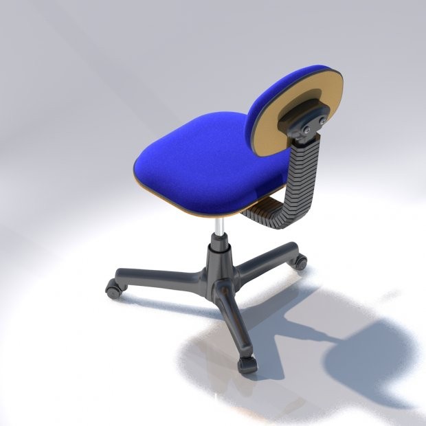 Office Chair Model Free 3D Model .3ds .obj .c4d .fbx Free3D