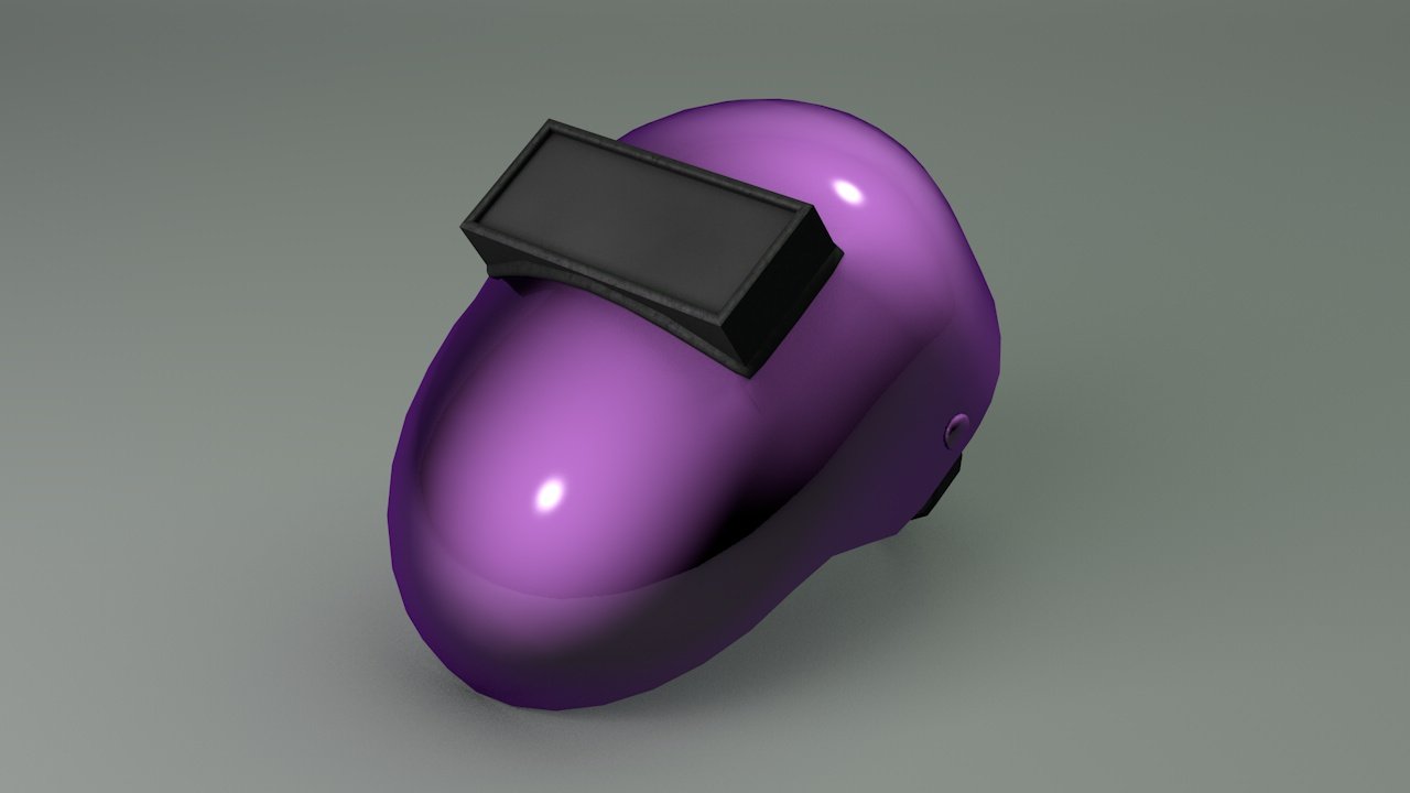 Welding Helmet Free 3D Model .obj Free3D