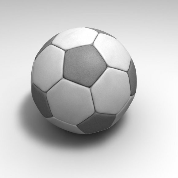サッカー（サッカーボール） 無料3Dモデル .3ds .obj .c4d .sldprt Free3D