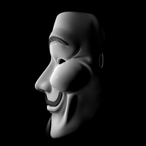 Anonymous Mask Free 3D Model - .c4d - Free3D