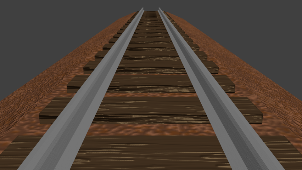 Railroad track Free 3D Model .obj .fbx Free3D