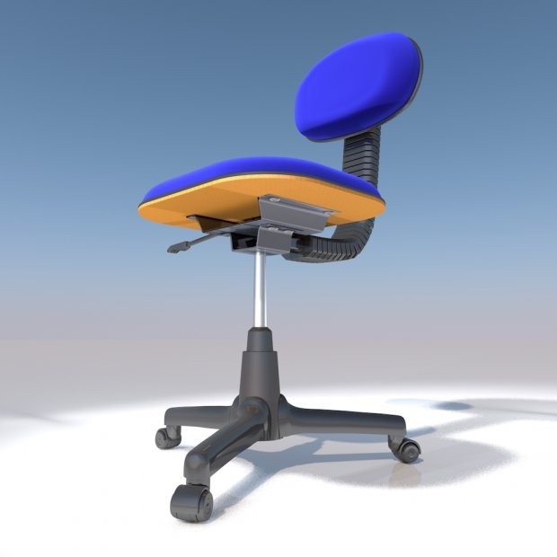 Office Chair Model Free 3D Model .3ds .obj .c4d .fbx Free3D