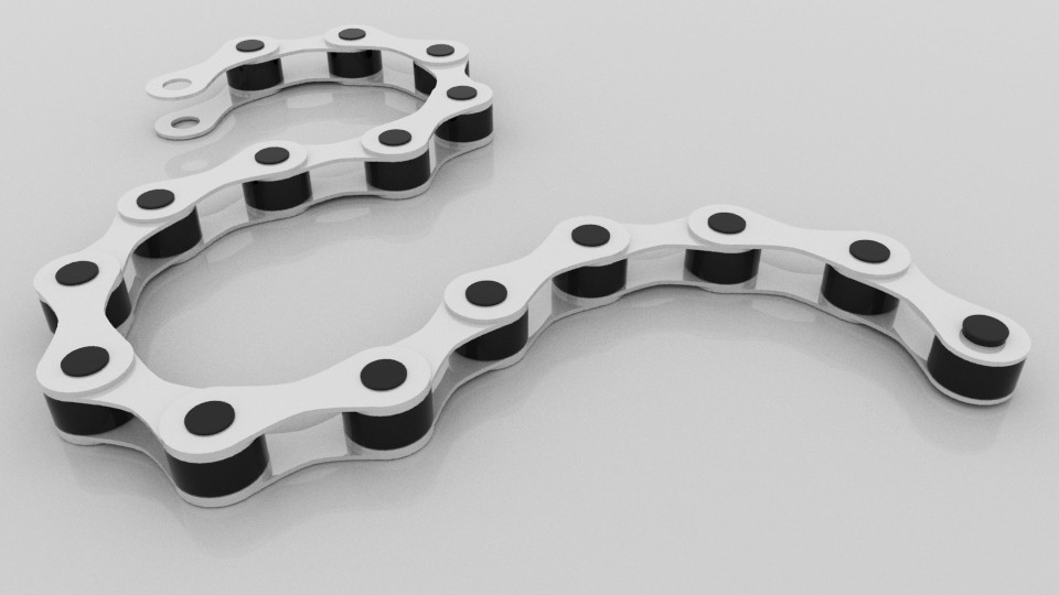 Chaîne de vélo Modèle 3D gratuit .mb .dae .fbx .obj Free3D