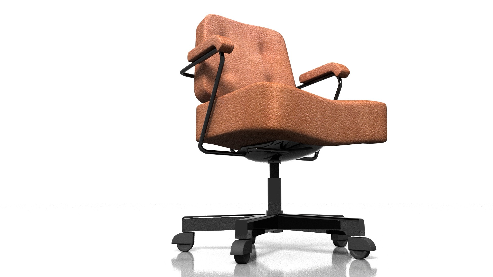 Office Chair Swivel Free 3D Model .obj .3ds .lwo .fbx .mtl .texture
