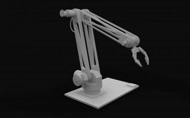 Industrial robot arm Free 3D Model - .3ds .obj .c4d .stl - Free3D