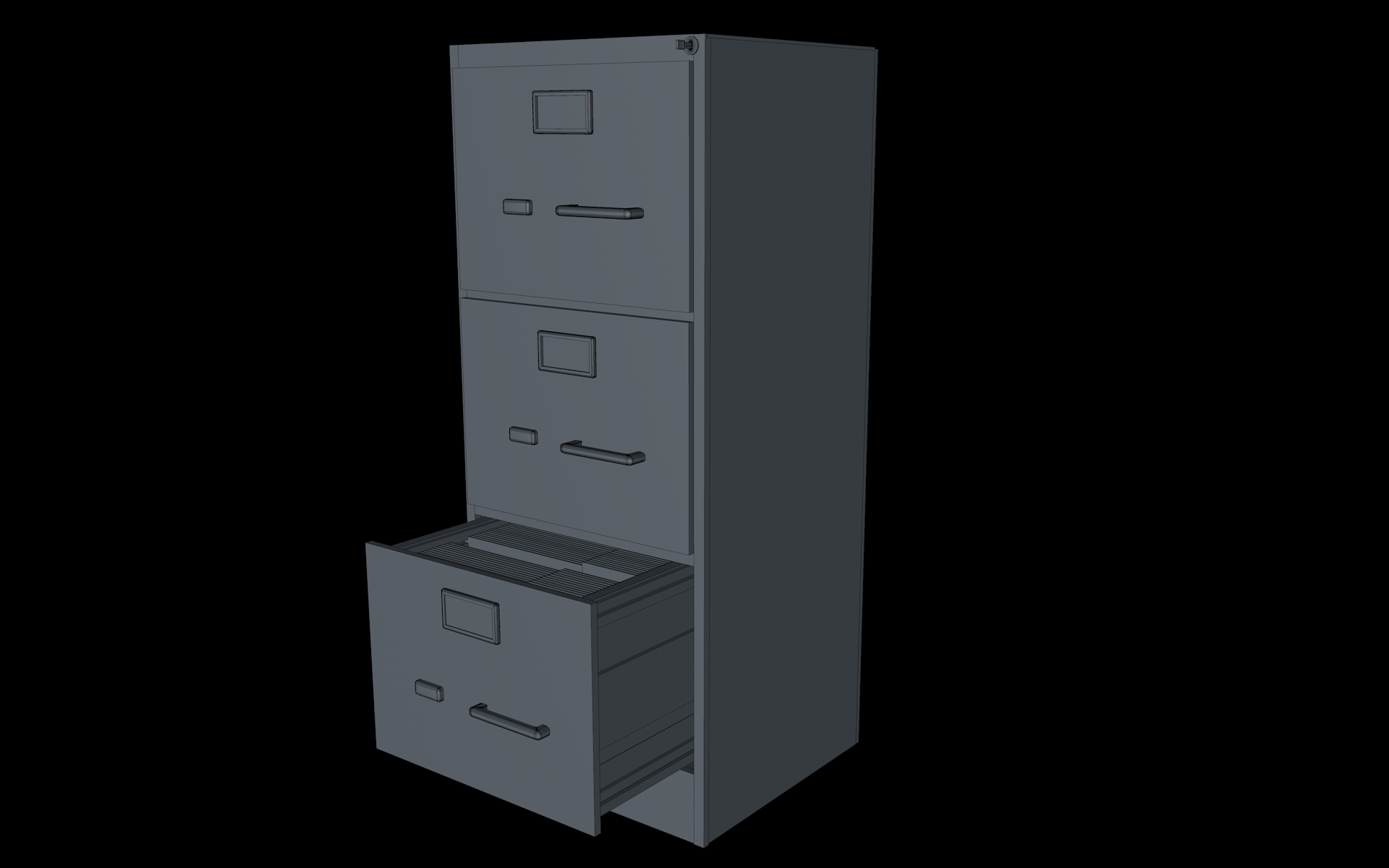 Office filing Free 3D Model .c4d .obj Free3D