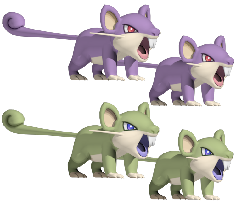 Rattata (Pokemon) Free 3D Model - .dae .fbx - Free3D