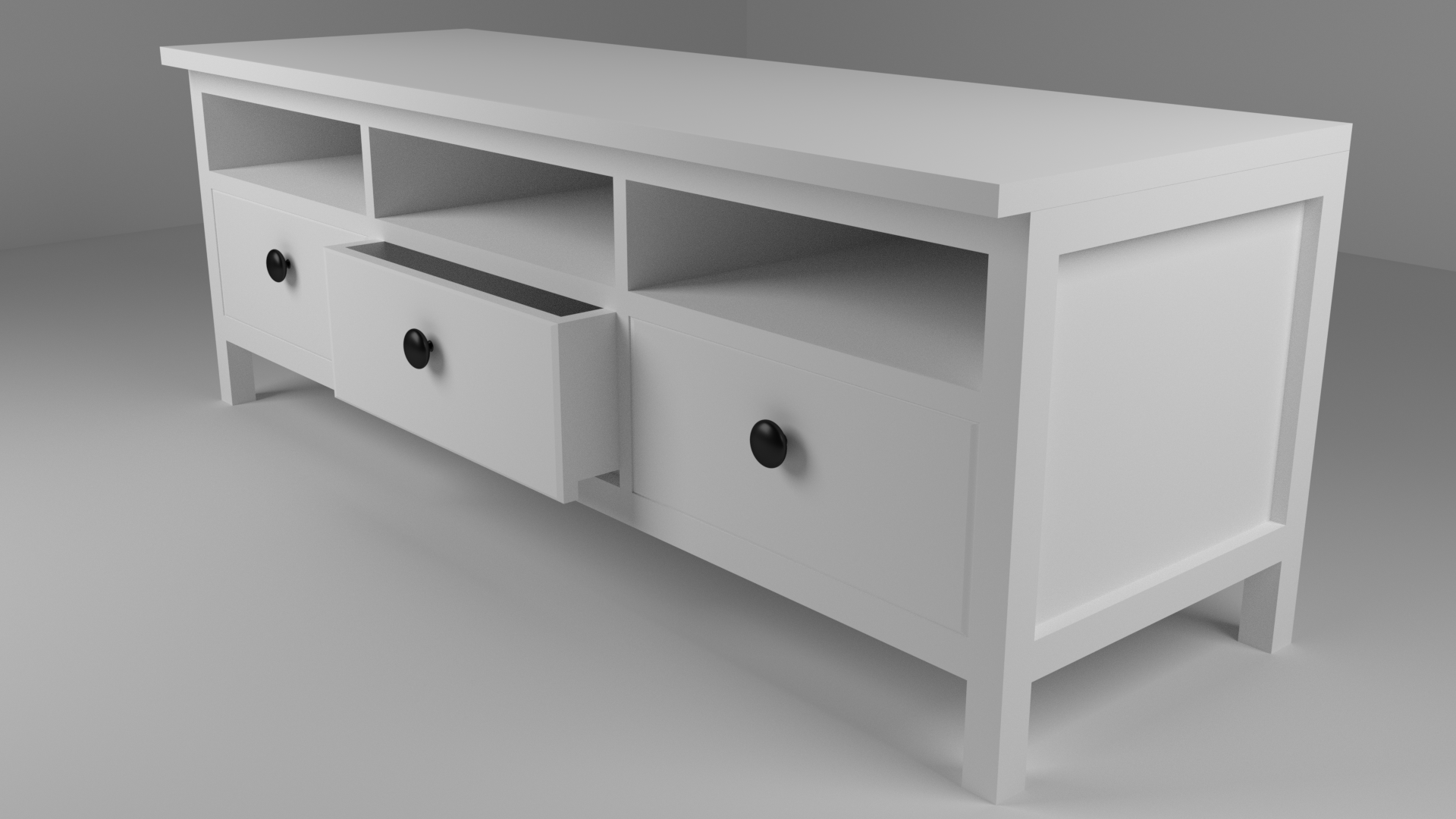 IKEA Cupboard Free 3D Model .obj .3ds .dae Free3D