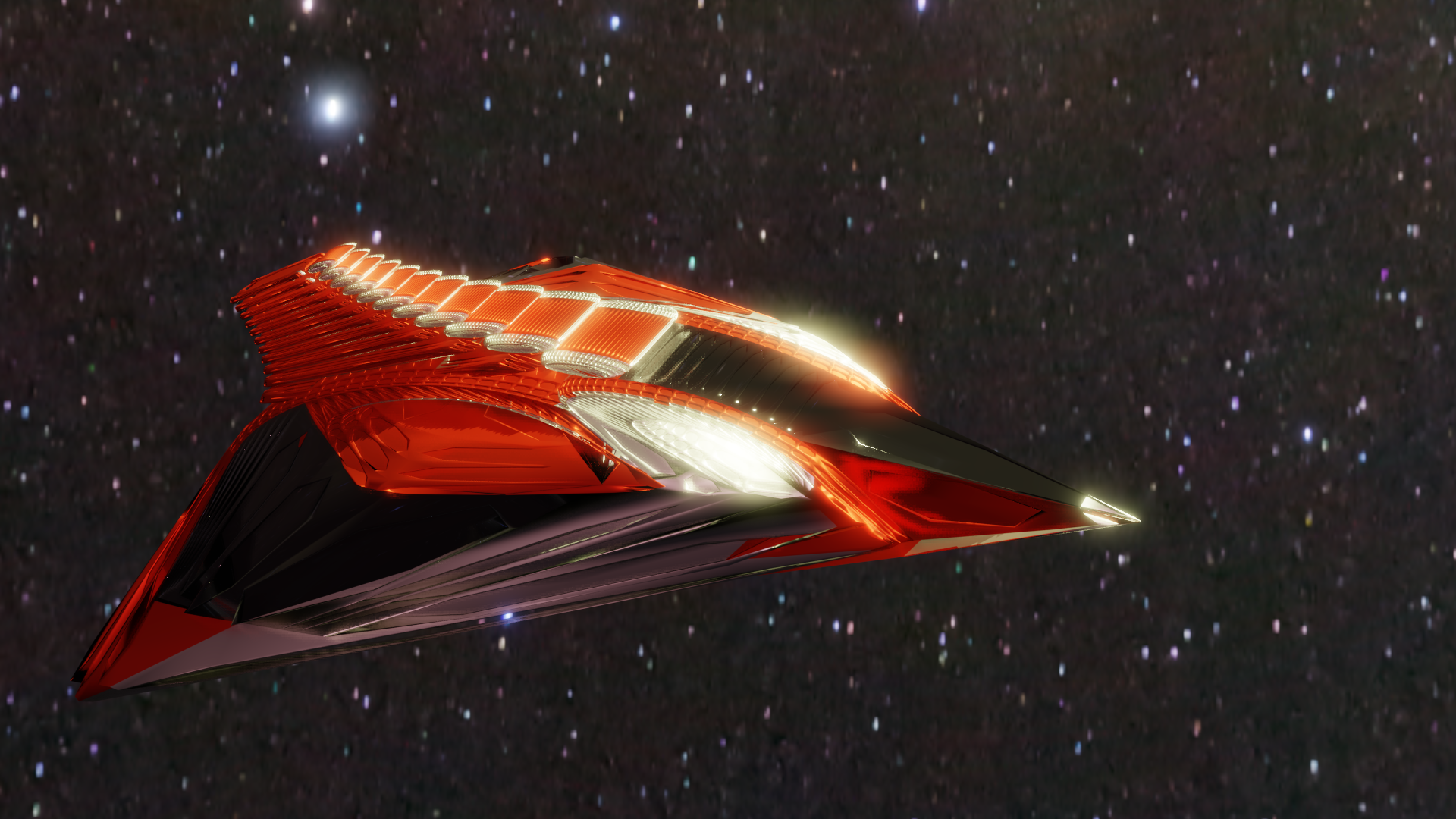 Spaceship Free 3D Model .blend Free3D