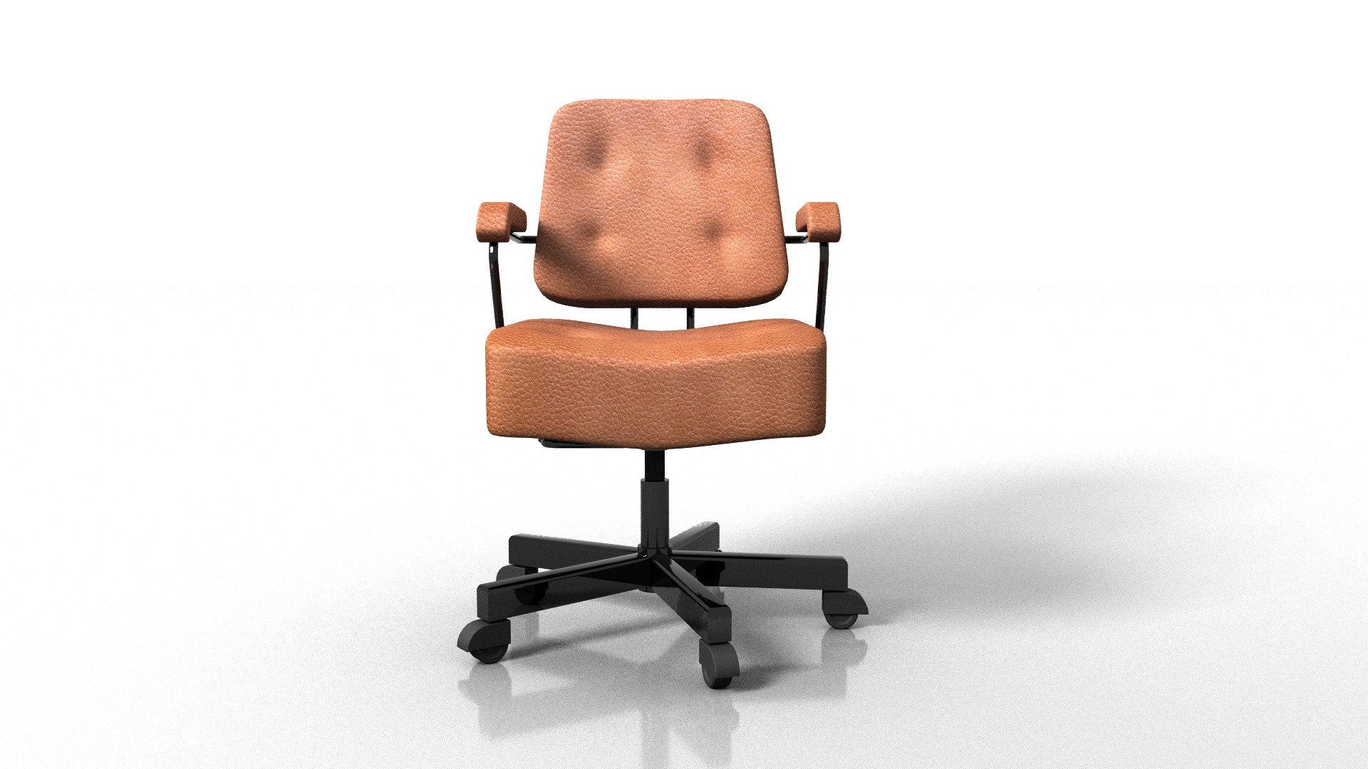 Office Chair Swivel Free 3D Model .obj .3ds .lwo .fbx .mtl .texture