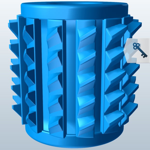 Hob from hobbing machine v1 Free 3D Model .obj .stl Free3D