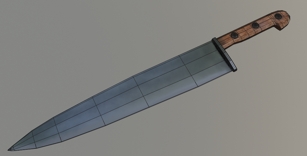 Michael Myers knife Free 3D Model .fbx Free3D