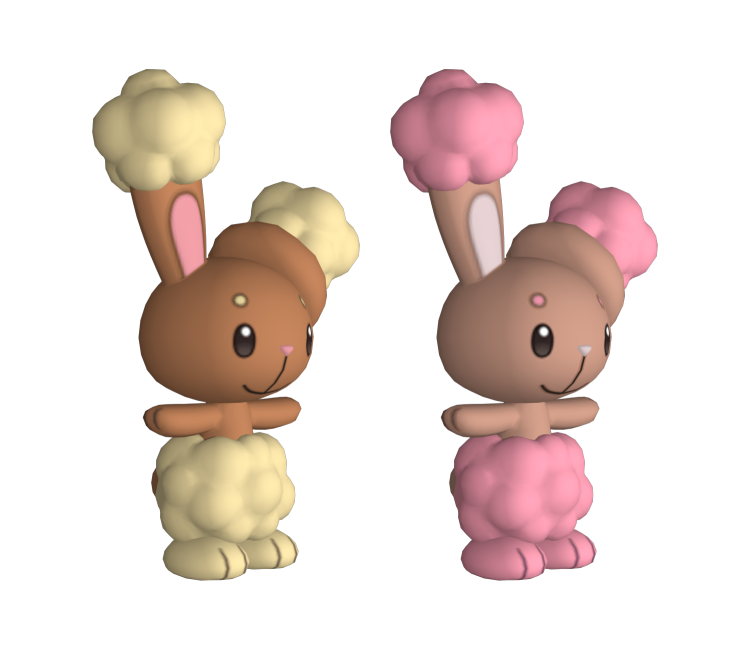 Buneary (Pokemon) Free 3D Model .dae .fbx Free3D