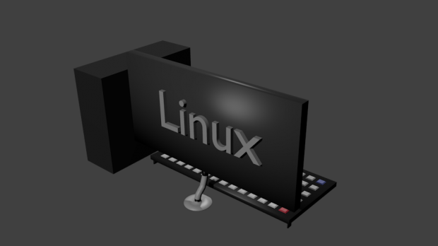Computer Linux Free 3D Model - .blend - Free3D