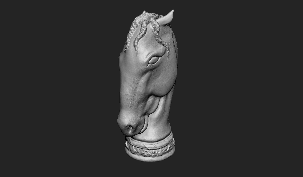 Horse Statue Free 3D Model .obj Free3D