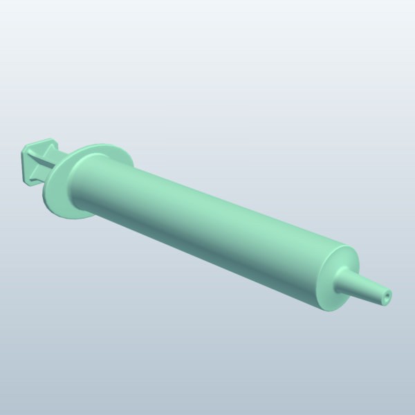 Syringe v1 Free 3D Model - .obj .stl - Free3D