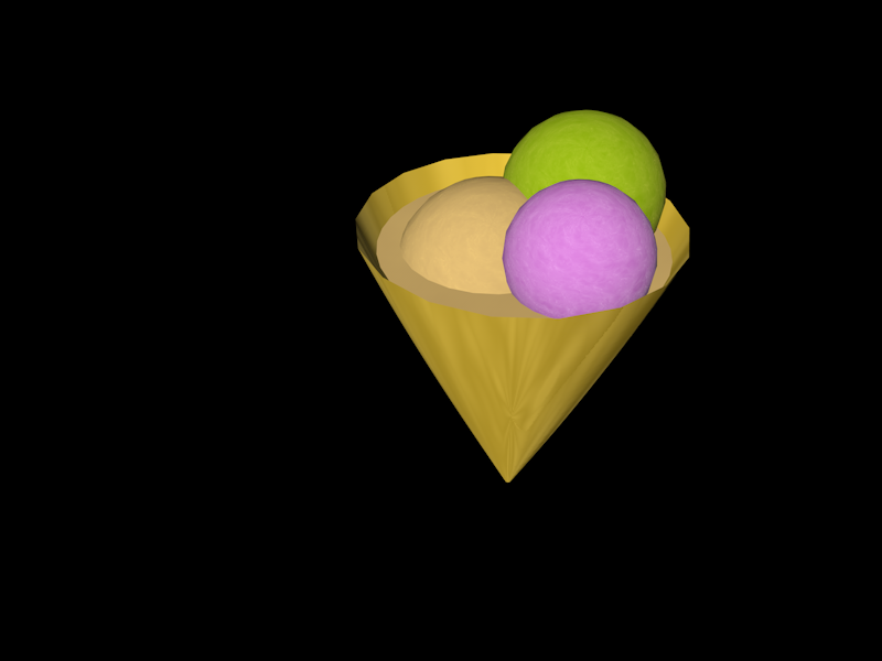 Ice cream Free 3D Model .3ds .obj .c4d .fbx Free3D