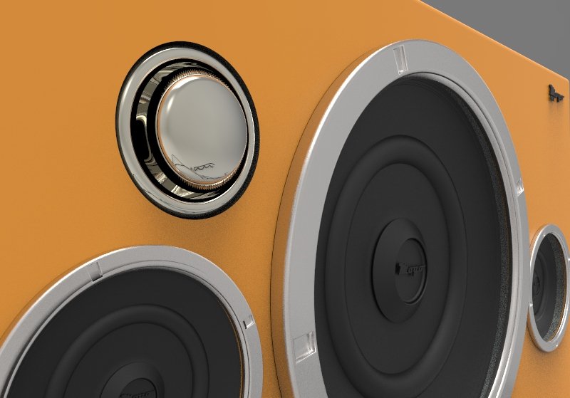 Speakers animated Free 3D Model .c4d Free3D